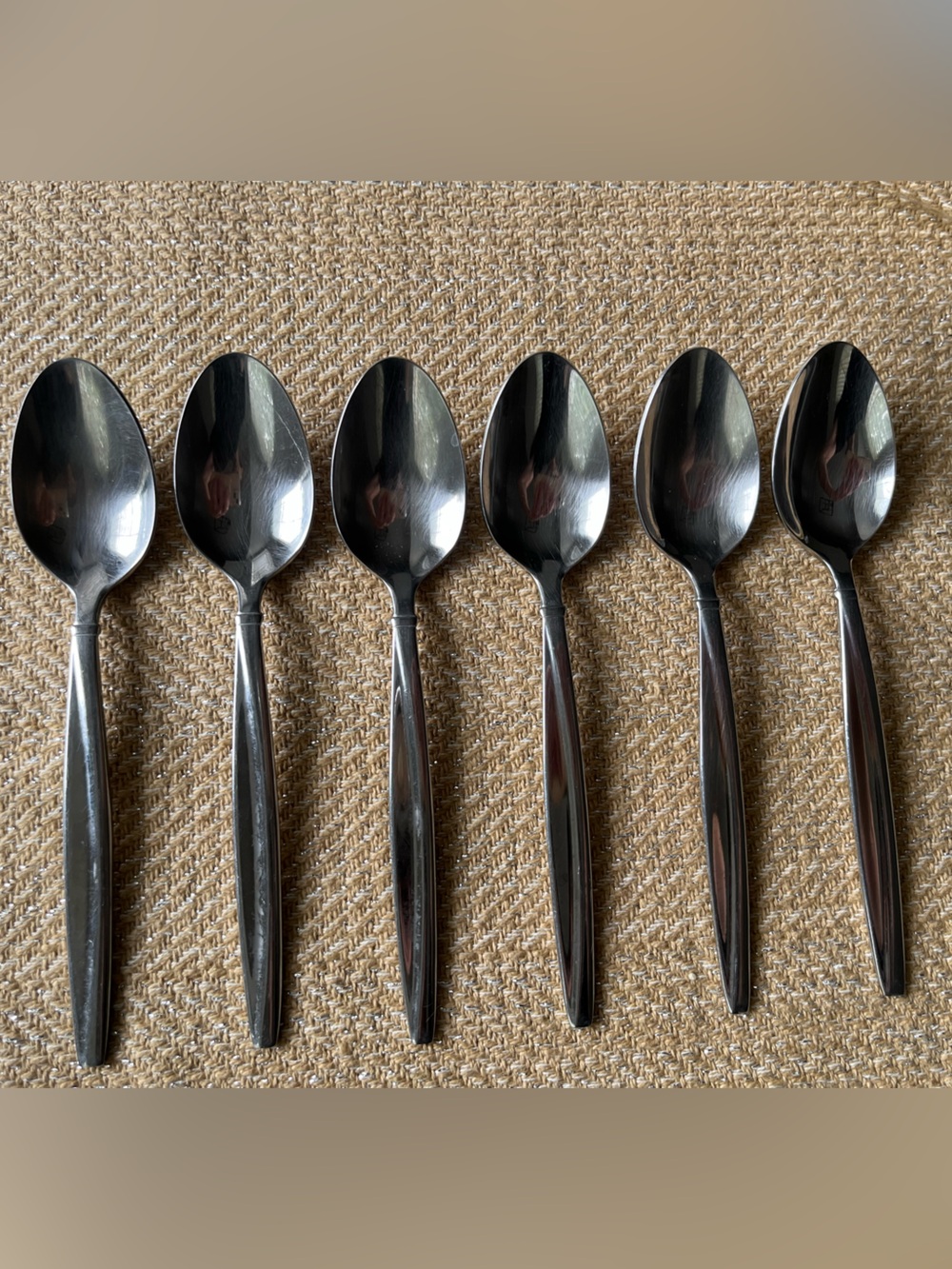 ONEIDA Sweep Stainless Teaspoons (6)